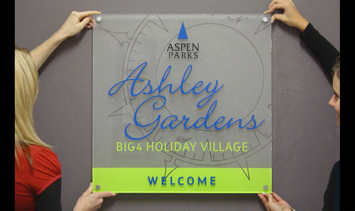 company sign