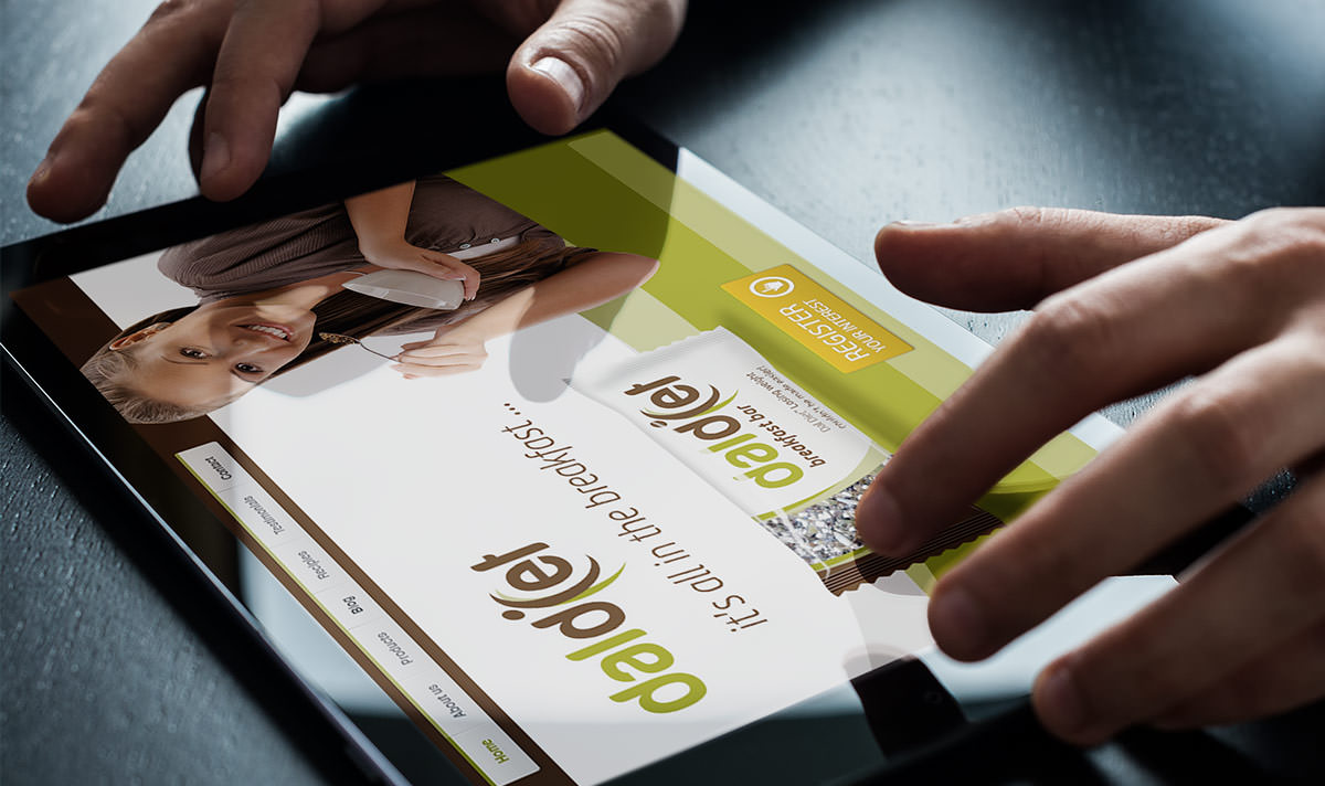 diet website design image