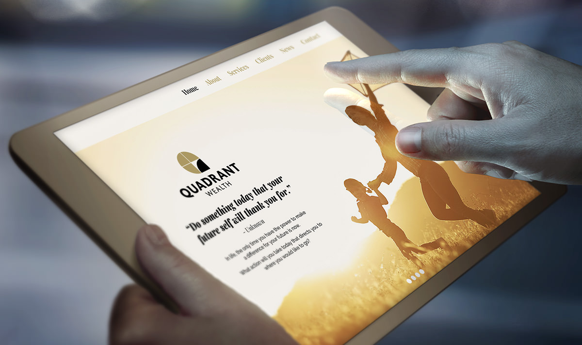 financial planning website design
