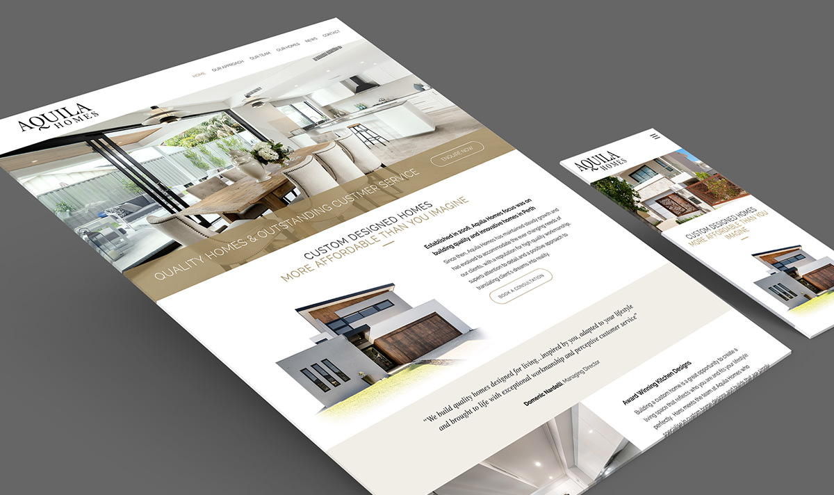 home builder website image