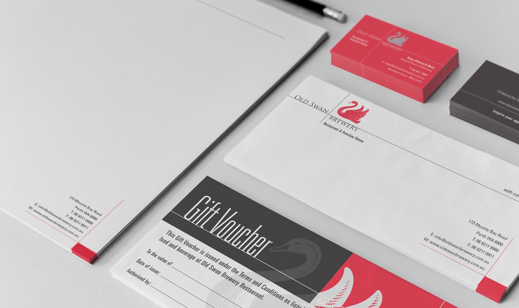perth stationery design image