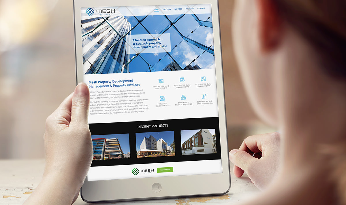 property development website design