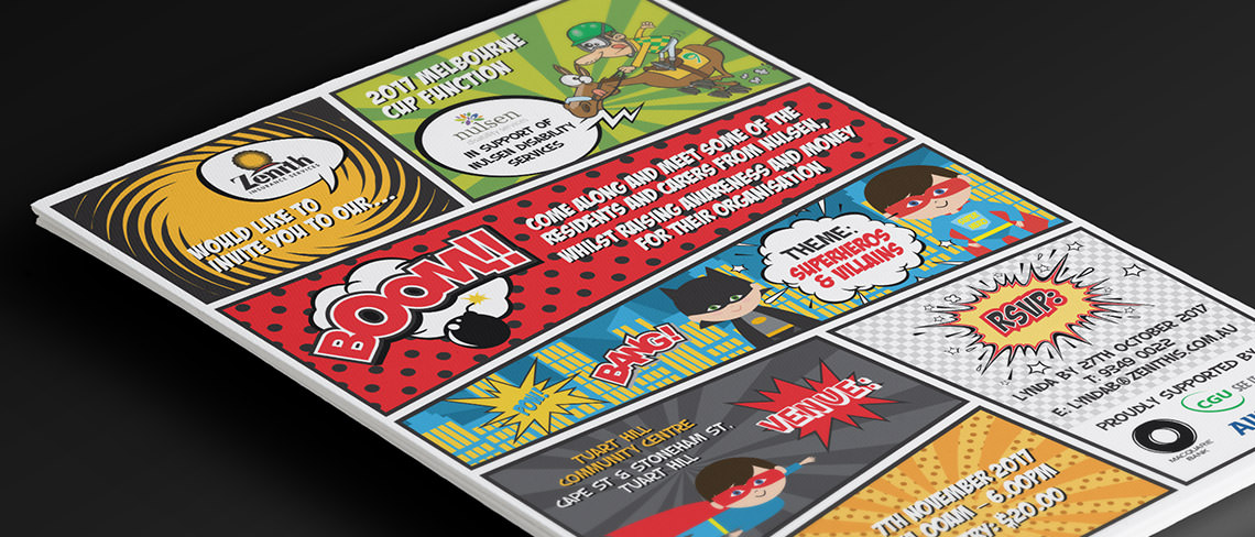 Melbourne cup invite design