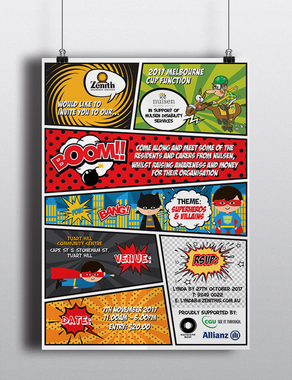 Melbourne cup poster design
