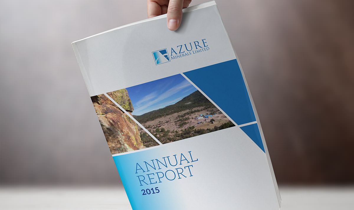 annual report cover design
