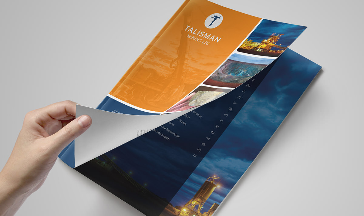 annual report design mining