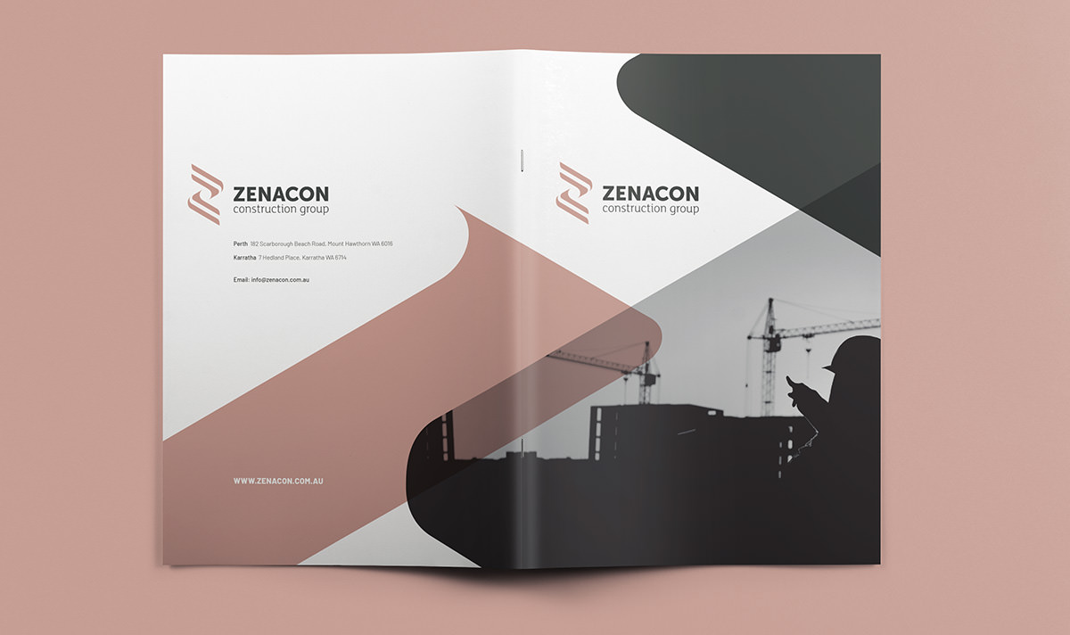 construction brochure covers